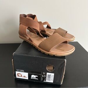 Sorel Tan Ella II Strappy Sandals